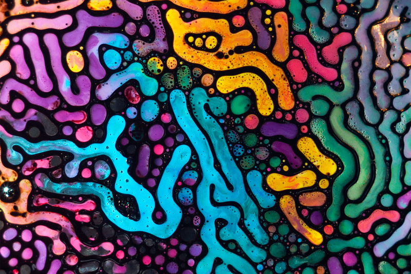 Illustration for article titled Technicolor ferrofluids are a magnetic acid trip